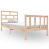 vidaXL Bedframe massief grenenhout 90x200 cm