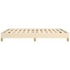 vidaXL Bedframe zonder matras stof cr&egrave;mekleurig 140x200 cm