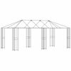 vidaXL Tuinhuisframe zonder tentdoek 6 x 3 m Zwart Staal