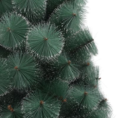 vidaXL Kunstkerstboom met LED's en kerstballen 120 cm PVC en PE groen