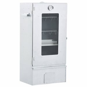 vidaXL BBQ-rookoven met 1 kg houtsnippers 44,5x29x83 cm
