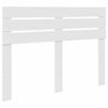 vidaXL Bedframe met hoofdeinde Wit 140 x 190 cm Massief grenenhout