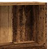 vidaXL Boekenkast 80x24x76 cm bewerkt hout oud houtkleurig