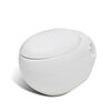 Nieuw Wandtoilet Ei-design hangend wit