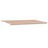 vidaXL Uitschuifbare luifel Meerkleurig 600 &times; 300 cm