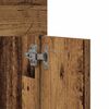 vidaXL Badkamermeubelset met plank 4 pcs Oudhout Bewerkt hout