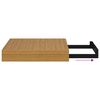 vidaXL Wandplank met opslag 4 pcs Beige 23 x 23,5 x 4 cm Bewerkt hout