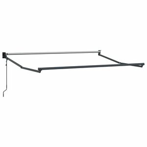 vidaXL Elektrisch uitschuifbaar zonnescherm frame Antraciet 3 x 2 m