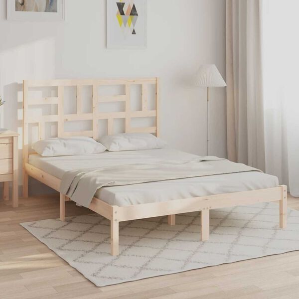 vidaXL Bedframe zonder matras massief hout 160x200 cm
