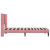 vidaXL Bedframe met hoofdeinde Roze 80 x 200 cm Fluweel