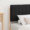 vidaXL Bedframe met Gevoerd Hoofdgedeelte Zwart 80 x 200 cm