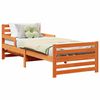 vidaXL Bedframe met hoofdeinde Wasbruin 80 x 200 cm Bewerkt hout