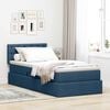 vidaXL Opbergbed met matras met matras Blauw 100 x 200 cm Bewerkt hout
