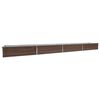 vidaXL Plantenbak verhoogd 600x80x45 cm gegalvaniseerd staal bruin