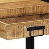 vidaXL Wandtafel met lade Bruin 90 x 33 x 75 cm massief mangohout