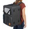 TRIXIE Huisdierenrugzak Tara 2-in-1 grijs en blauw