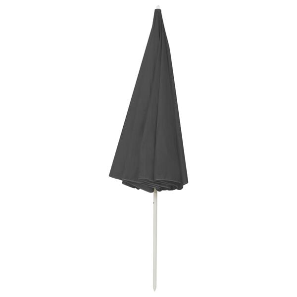 vidaXL Strandparasol 300 cm antracietkleurig