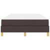 vidaXL Boxspringbed met matras Donkerbruin 120 x 190 cm Stof