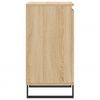 vidaXL Dressoirs 2 st 40x35x70 cm bewerkt hout sonoma eikenkleurig