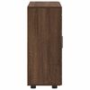 vidaXL Houten Kast Bruin Eiken 88,5 x 30,5 x 73 cm Bewerkt hout