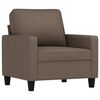 vidaXL 4-delige Loungeset met kussens stof taupe