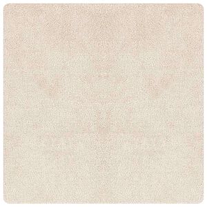 vidaXL Antislip Shaggy Tapijt Cr&egrave;mekleurig 120 x 120 cm PP