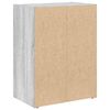 vidaXL Boekenkast 40x24x52 cm bewerkt hout grijs sonoma eikenkleurig
