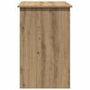 vidaXL Bureau 100x50x76 cm bewerkt hout artisanaal eikenkleur