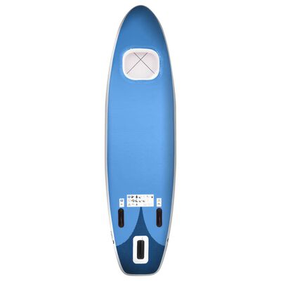 vidaXL Stand Up Paddleboardset opblaasbaar 360x81x10 cm zeeblauw