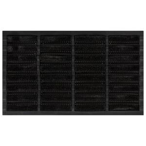 vidaXL Deurmat rechthoekig 45x75 cm rubber en kokosvezel