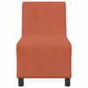 vidaXL Modulaire Bankeenheid Armlos Oranje 55 x 74 x 82 cm Katoen Stof