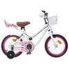 vidaXL Kinderfiets 14 Inch voor 3-5 jaar oud Wit