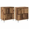 vidaXL Dressoirs 2 st Oud hout