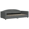 vidaXL Slaapbank 100x200 cm stof donkergrijs