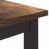 vidaXL Tafel Gerookt eiken 80 x 50 x 76,5 cm Engineered hout en staal