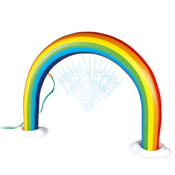 Happy People Regenboogsproeier opblaasbaar 216x46x153 cm
