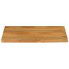 vidaXL Tafelblad met natuurlijke rand 70x60x2,5 cm massief mangohout