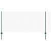 vidaXL gelast draadhek met palen 50 x 1 m PVC-Coated Staal Groen Mesh