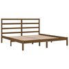 vidaXL Bedframe massief grenenhout honingbruin 200x200 cm