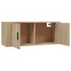 vidaXL Tv-wandmeubels 3 st 100x34,5x40 cm sonoma eikenkleurig