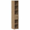 vidaXL Boekenkast met lade Artisan Eiken 30 x 42.4 x 185.2 cm