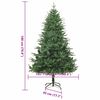 vidaXL Kunst Kerstboom met verlichting Groen 180 cm PVC en PE