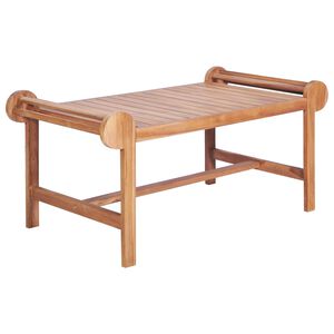 vidaXL Salontafel 100x50x45 cm massief teakhout
