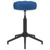 vidaXL Eetkamerstoelen draaibaar 2 st fluweel blauw