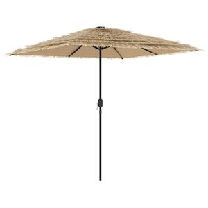vidaXL Parasol met stalen paal 248x248x248 cm bruin