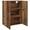 vidaXL Wandkast 2 pcs Oudhout 69,5 x 34 x 90 cm Bewerkt hout