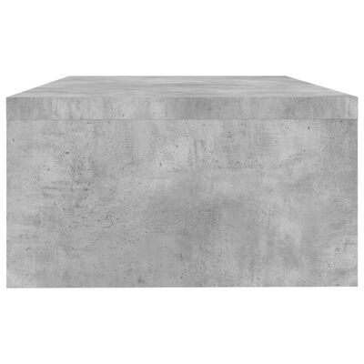 vidaXL Monitorstandaard 42x24x13 cm spaanplaat betongrijs