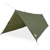 vidaXL Kampeerluifel waterdicht 406x306 cm olijfgroen
