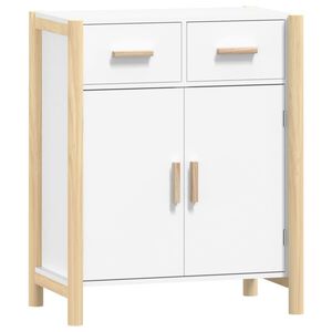 vidaXL Dressoir 62x38x75 cm bewerkt hout wit