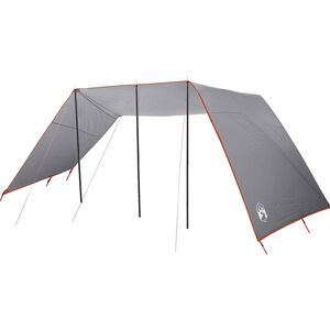 vidaXL Waterbestendige Tarp Grijs en Oranje 402 x 240 x 230 cm